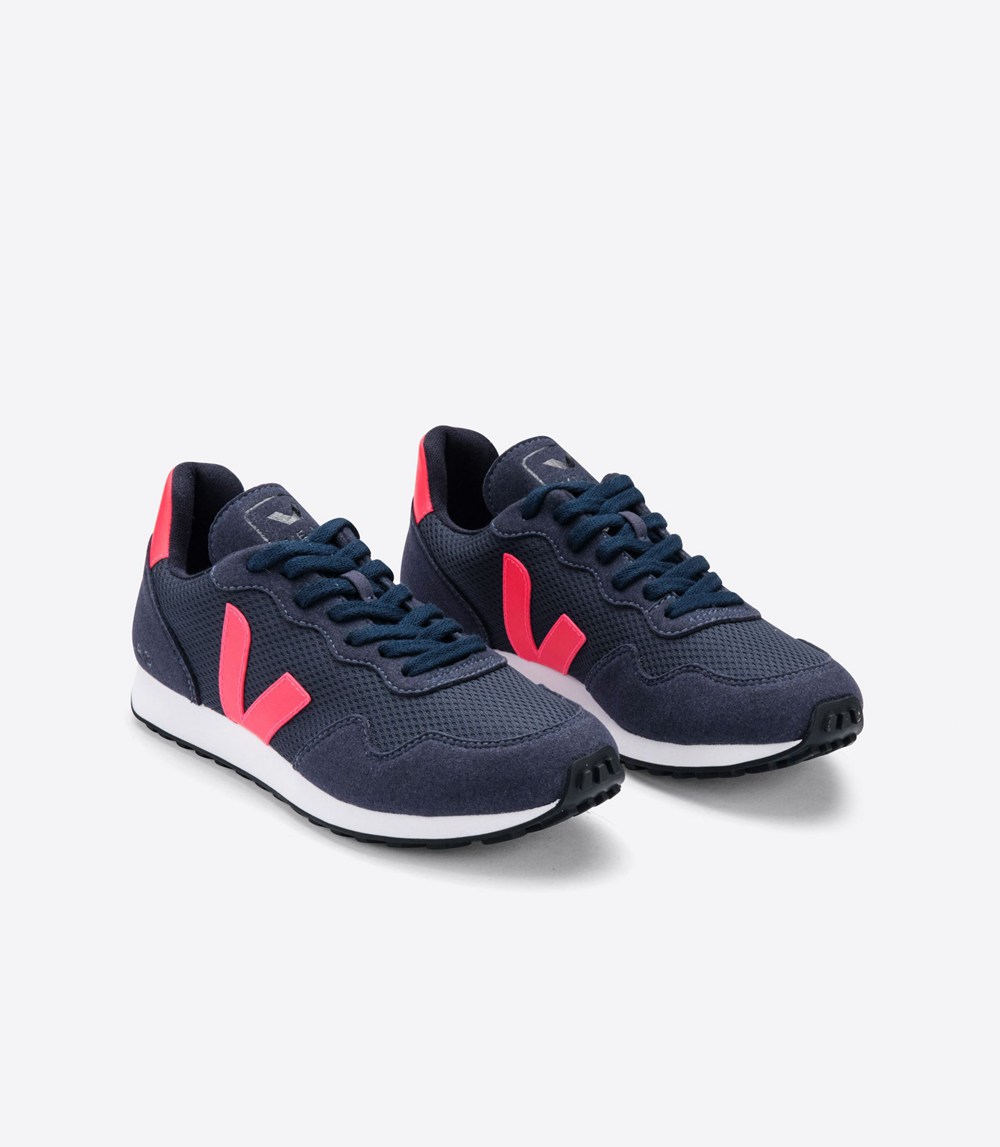 Veja Sneakers Womens - Sdu Nautico - Navy/Pink - 5183DNVCU